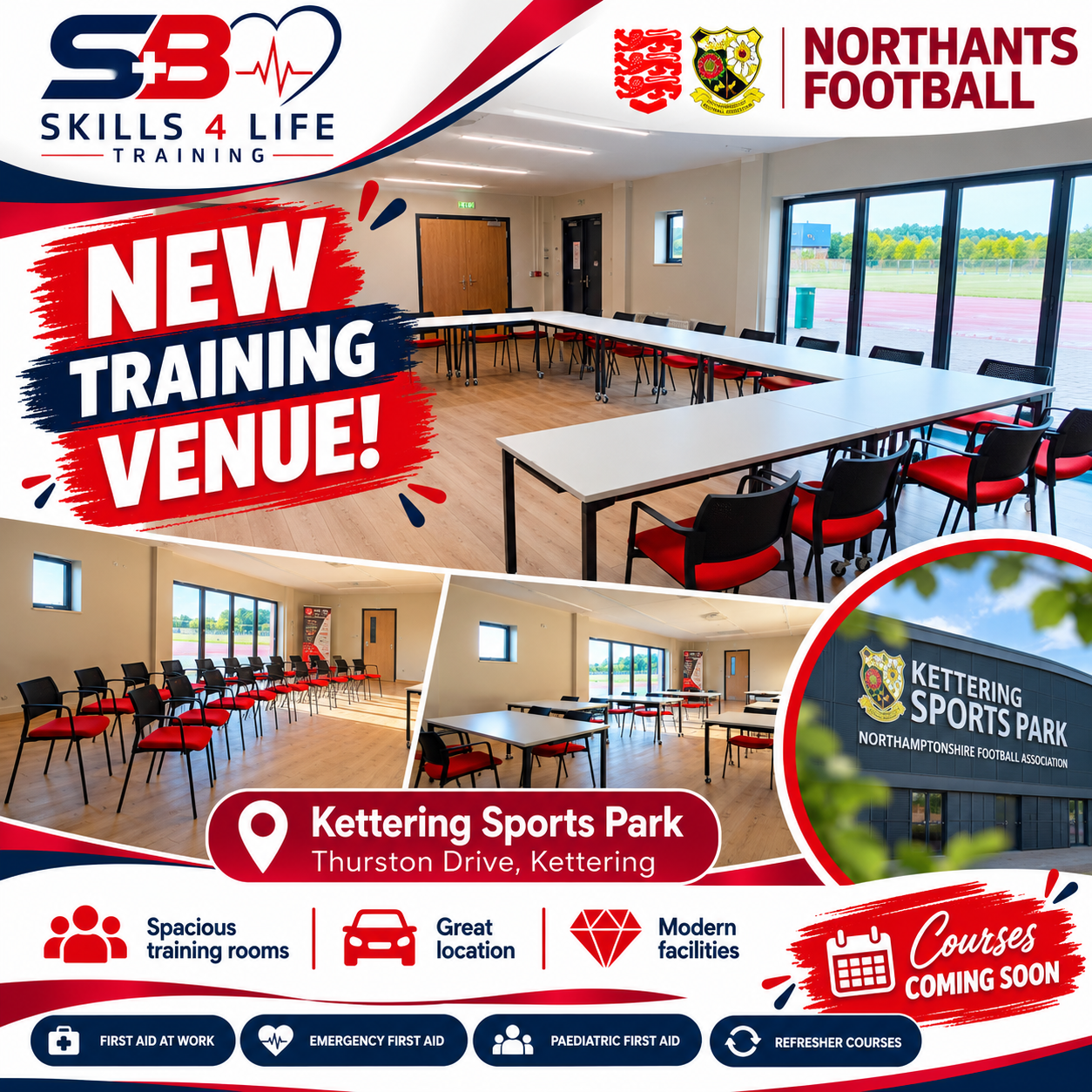 Our Training Venue: Kettering Sports Park